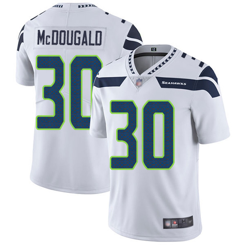 Seattle Seahawks Limited White Men Bradley McDougald Road Jersey NFL Football #30 Vapor Untouchable->women nfl jersey->Women Jersey